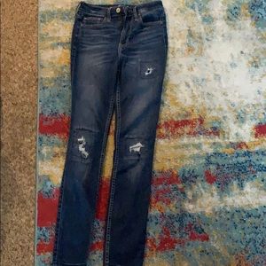 High rise super stretchy hollister jeans